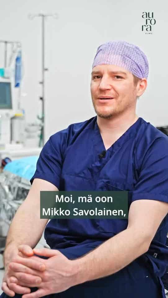 Rintojen pienennys Aurora Clinicillä Tallinnassa